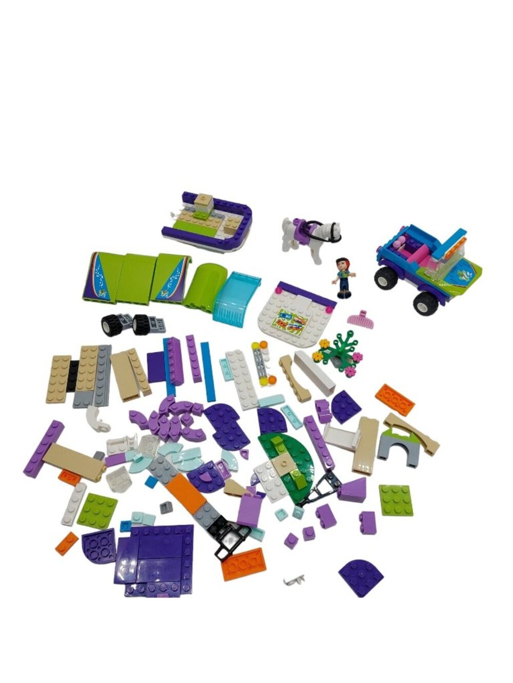 LEGO Friends Horse Trailer Minifigure replacement parts incomplete set